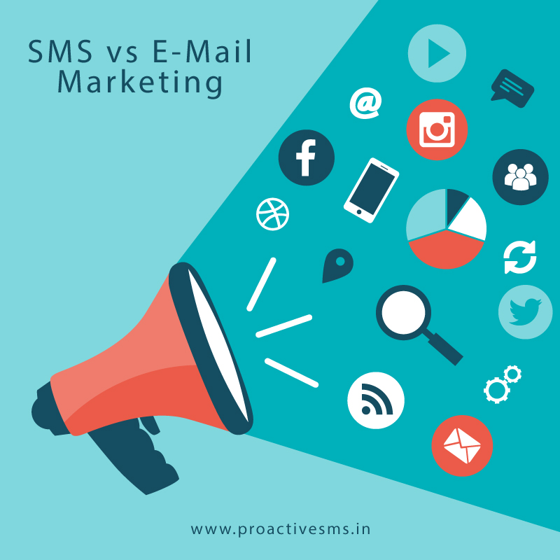 Sms Marketing Vs Email Marketing Digital Marketing 1628